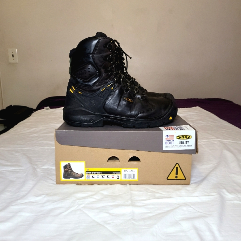 Keen Dover 8" WP 600 G Work Boots with carbon fiber reinforced toes